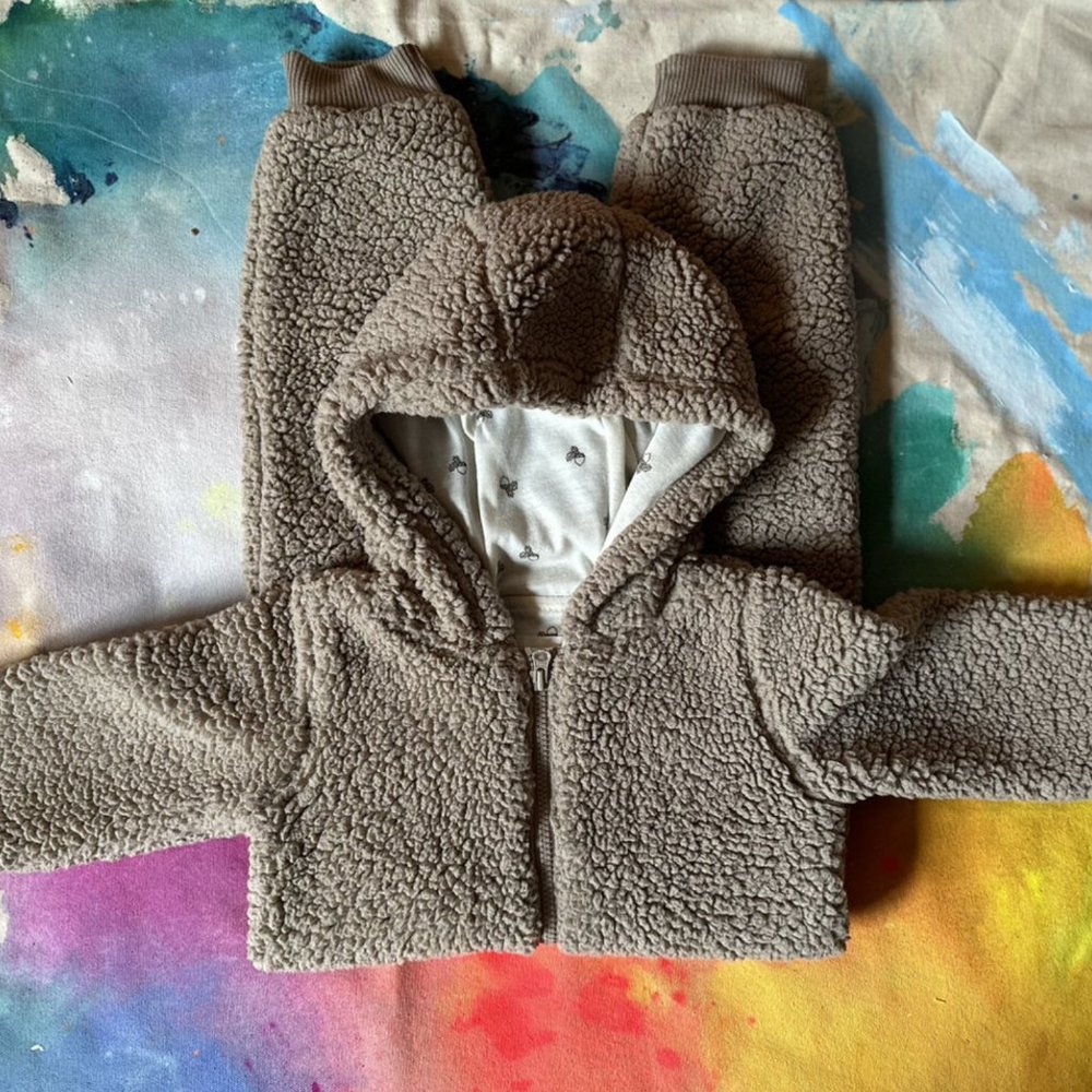 Carter's Sherpa Bunting with Acorns Lining